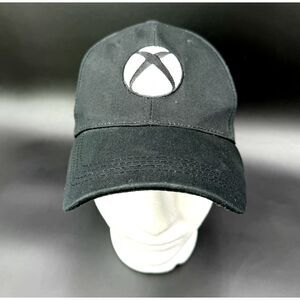 Xbox Gaming Logo Snapback Hat Adjustable Hat Cap‎ Black Gamer Patch Microsoft